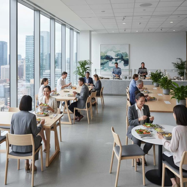 Stołówka zakładowa jako kluczowy element strategii wellbeing w firmach