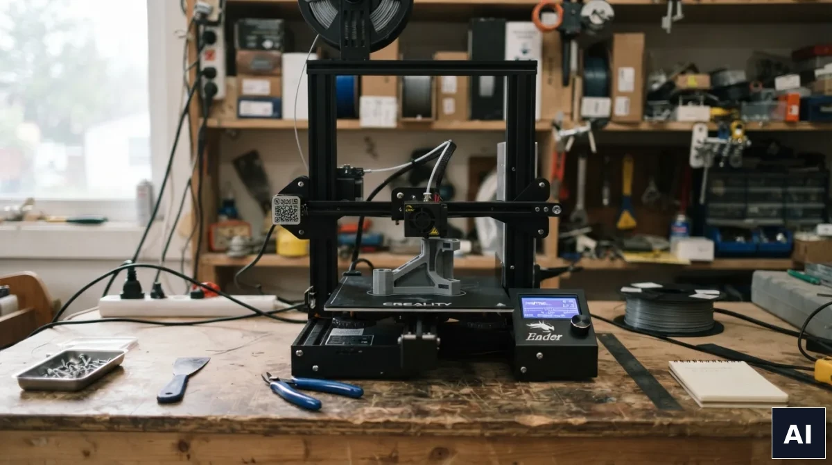 Mała drukarka 3D drukująca prototyp zamiennika części