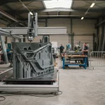 Wielkoformatowa drukarka 3D drukująca dużą część konstrukcyjną